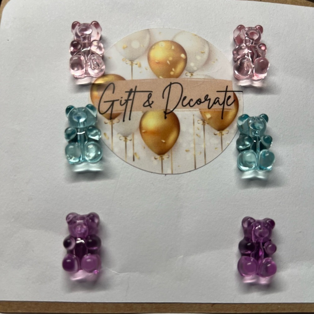 New - Gummie Bear Earrings - Picture 4 of 5